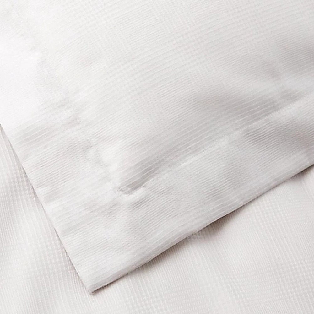Ralph Lauren Lovan Jacquard Full/Queen Duvet Cover Platinum Gray Organic NEW